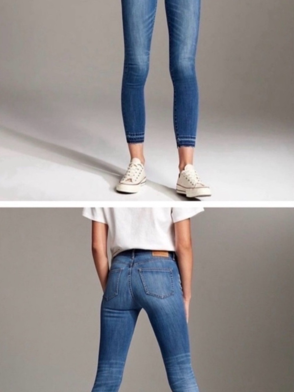 Aritzia x Denim Forum Nico Mid Rise Skinny Crop Jeans